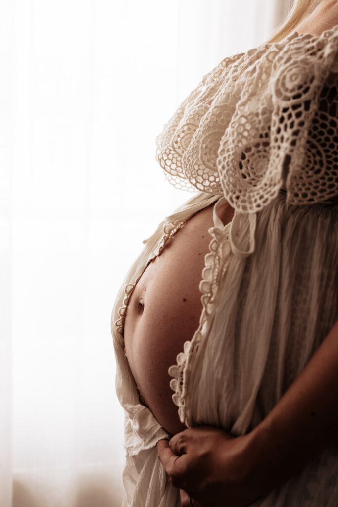 Photographie grossesse douce bohème Grenoble