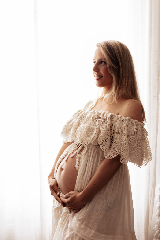 Photographie grossesse douce bohème Grenoble